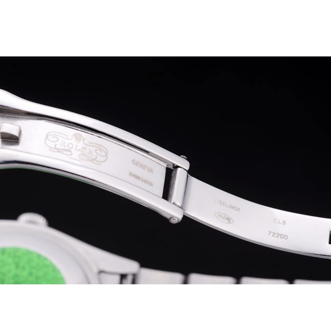 7470 DayDate Polished Silver Rolex Dial White Bezel 1016